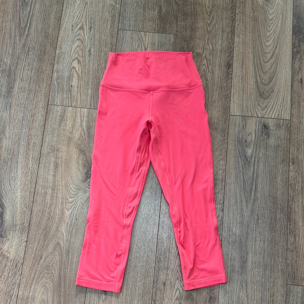 Lululemon Athletica Pink High-Waisted Leggings